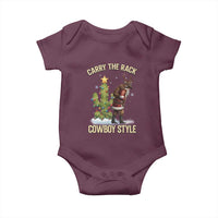 Funny Santa Hunting Baby Onesie Carry The Rack Cowboy Style - Wonder Print Shop