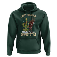 Funny Santa Hunting Hoodie Carry The Rack Cowboy Style - Wonder Print Shop