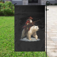 Funny Santa Gun Christmas Garden Flag - Wonder Print Shop