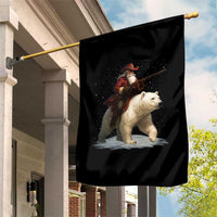 Funny Santa Gun Christmas Garden Flag - Wonder Print Shop