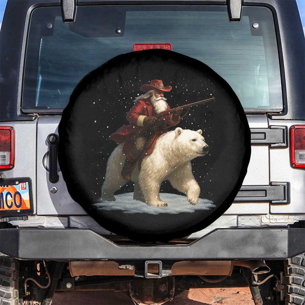 Funny Santa Gun Christmas Spare Tire Cover - Wonder Print Shop