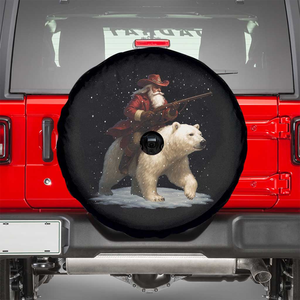 Funny Santa Gun Christmas Spare Tire Cover - Wonder Print Shop