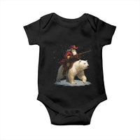 Funny Santa Gun Christmas Baby Onesie - Wonder Print Shop