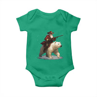 Funny Santa Gun Christmas Baby Onesie - Wonder Print Shop