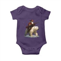 Funny Santa Gun Christmas Baby Onesie - Wonder Print Shop