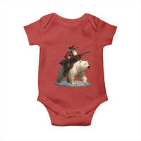 Funny Santa Gun Christmas Baby Onesie - Wonder Print Shop