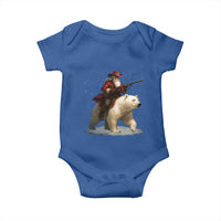 Funny Santa Gun Christmas Baby Onesie - Wonder Print Shop