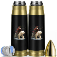 Funny Santa Gun Christmas Bullet Tumbler - Wonder Print Shop