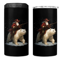 Funny Santa Gun Christmas 4 in 1 Can Cooler Tumbler - Wonder Print Shop
