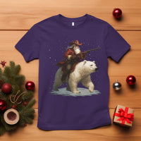 Funny Santa Gun Christmas T Shirt - Wonder Print Shop