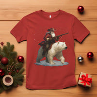 Funny Santa Gun Christmas T Shirt - Wonder Print Shop