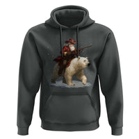 Funny Santa Gun Christmas Hoodie - Wonder Print Shop