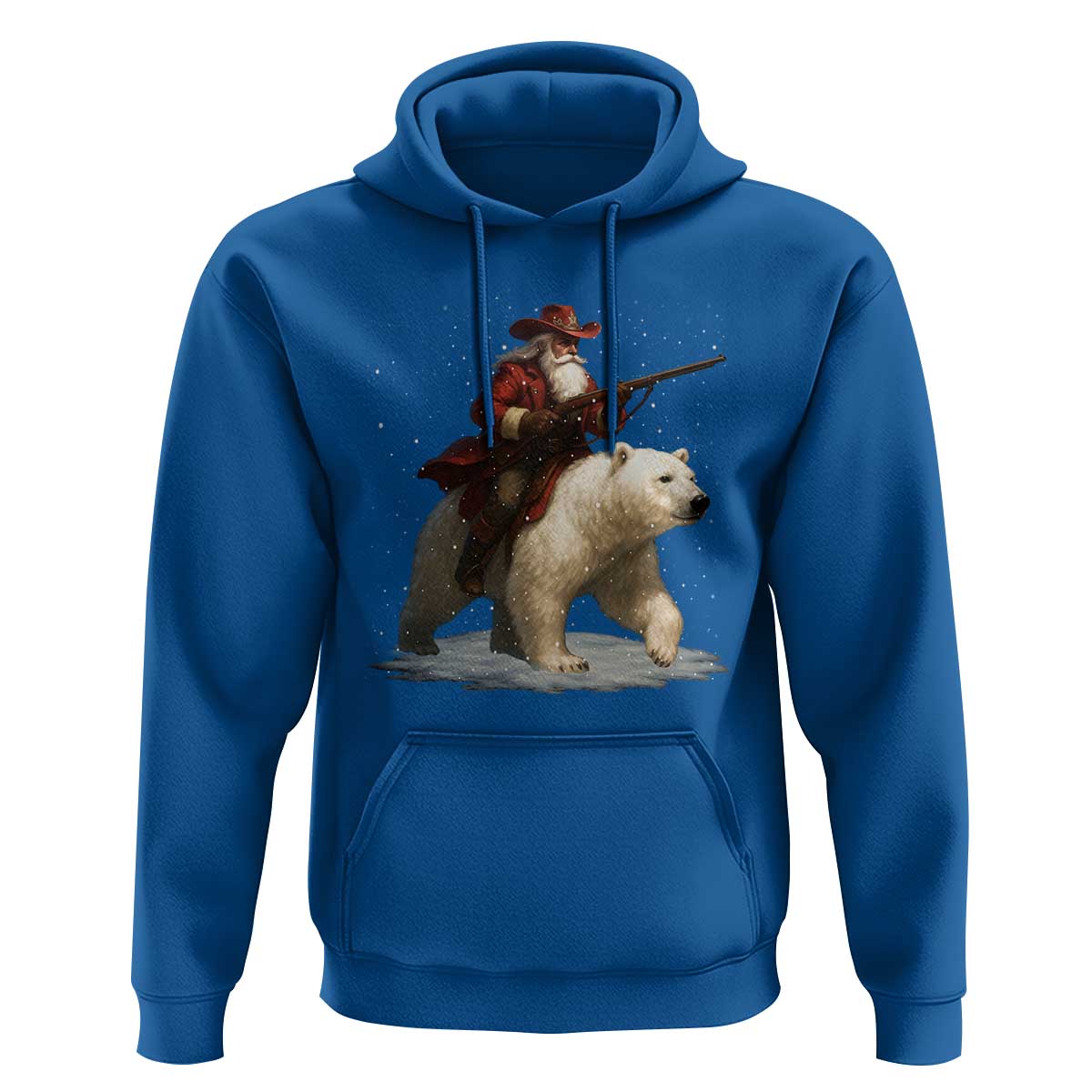 Funny Santa Gun Christmas Hoodie - Wonder Print Shop