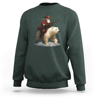 Funny Santa Gun Christmas Sweatshirt - Wonder Print Shop