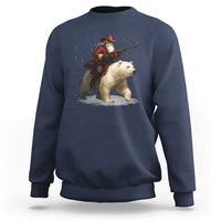 Funny Santa Gun Christmas Sweatshirt - Wonder Print Shop