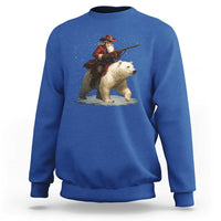 Funny Santa Gun Christmas Sweatshirt - Wonder Print Shop
