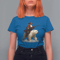 Funny Santa Gun Christmas T Shirt For Women - Wonder Print Shop