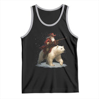 Funny Santa Gun Christmas Tank Top - Wonder Print Shop