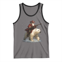 Funny Santa Gun Christmas Tank Top - Wonder Print Shop