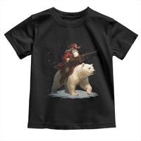 Funny Santa Gun Christmas Toddler T Shirt - Wonder Print Shop