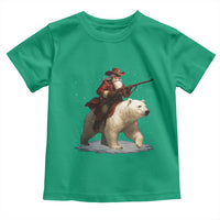 Funny Santa Gun Christmas Toddler T Shirt - Wonder Print Shop