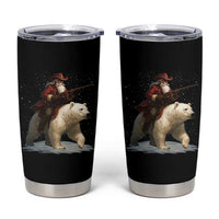 Funny Santa Gun Christmas Tumbler Cup - Wonder Print Shop