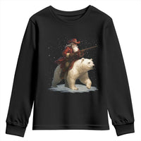Funny Santa Gun Christmas Youth Sweatshirt - Wonder Print Shop