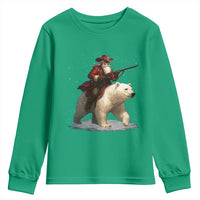 Funny Santa Gun Christmas Youth Sweatshirt - Wonder Print Shop