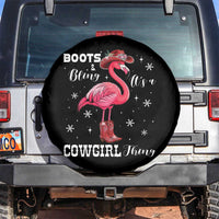 Cowboy Flamingo Spare Tire Cover Boots And Bling It Is A Cowgirl Thing - Wonder Print Shop