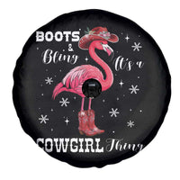 Cowboy Flamingo Spare Tire Cover Boots And Bling It Is A Cowgirl Thing - Wonder Print Shop