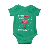 Cowboy Flamingo Baby Onesie Boots And Bling It Is A Cowgirl Thing - Wonder Print Shop