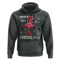 Cowboy Flamingo Hoodie Boots And Bling It Is A Cowgirl Thing - Wonder Print Shop
