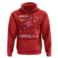 Cowboy Flamingo Hoodie Boots And Bling It Is A Cowgirl Thing - Wonder Print Shop