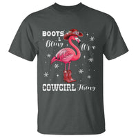 Cowboy Flamingo T Shirt Boots And Bling It Is A Cowgirl Thing - Wonder Print Shop