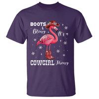 Cowboy Flamingo T Shirt Boots And Bling It Is A Cowgirl Thing - Wonder Print Shop
