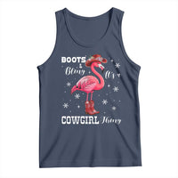 Cowboy Flamingo Tank Top Boots And Bling It Is A Cowgirl Thing - Wonder Print Shop
