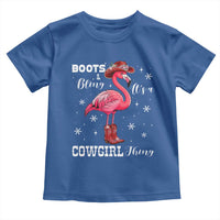 Cowboy Flamingo Toddler T Shirt Boots And Bling It Is A Cowgirl Thing - Wonder Print Shop