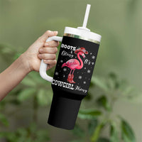 Cowboy Flamingo Tumbler With Handle Boots And Bling It Is A Cowgirl Thing - Wonder Print Shop
