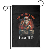 Funny Santa Gun Christmas Garden Flag You Just Yeed Your Last Ho - Wonder Print Shop