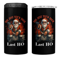 Funny Santa Gun Christmas 4 in 1 Can Cooler Tumbler You Just Yeed Your Last Ho - Wonder Print Shop