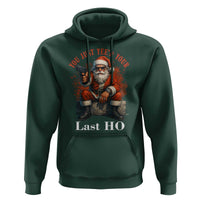 Funny Santa Gun Christmas Hoodie You Just Yeed Your Last Ho - Wonder Print Shop