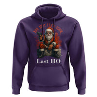 Funny Santa Gun Christmas Hoodie You Just Yeed Your Last Ho - Wonder Print Shop