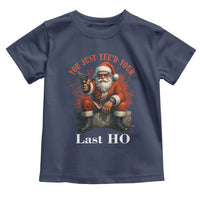 Funny Santa Gun Christmas Toddler T Shirt You Just Yeed Your Last Ho - Wonder Print Shop