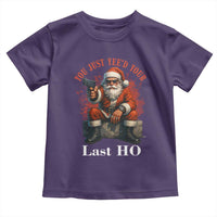Funny Santa Gun Christmas Toddler T Shirt You Just Yeed Your Last Ho - Wonder Print Shop