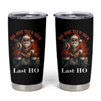 Funny Santa Gun Christmas Tumbler Cup You Just Yeed Your Last Ho - Wonder Print Shop