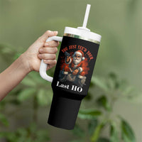 Funny Santa Gun Christmas Tumbler With Handle You Just Yeed Your Last Ho - Wonder Print Shop