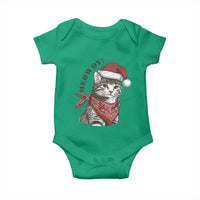 Cowboy Cat Christmas Baby Onesie Meowdy Western Rodeo - Wonder Print Shop