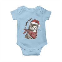 Cowboy Cat Christmas Baby Onesie Meowdy Western Rodeo - Wonder Print Shop