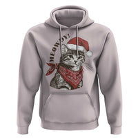 Cowboy Cat Christmas Hoodie Meowdy Western Rodeo - Wonder Print Shop