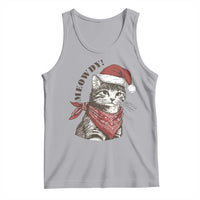 Cowboy Cat Christmas Tank Top Meowdy Western Rodeo - Wonder Print Shop